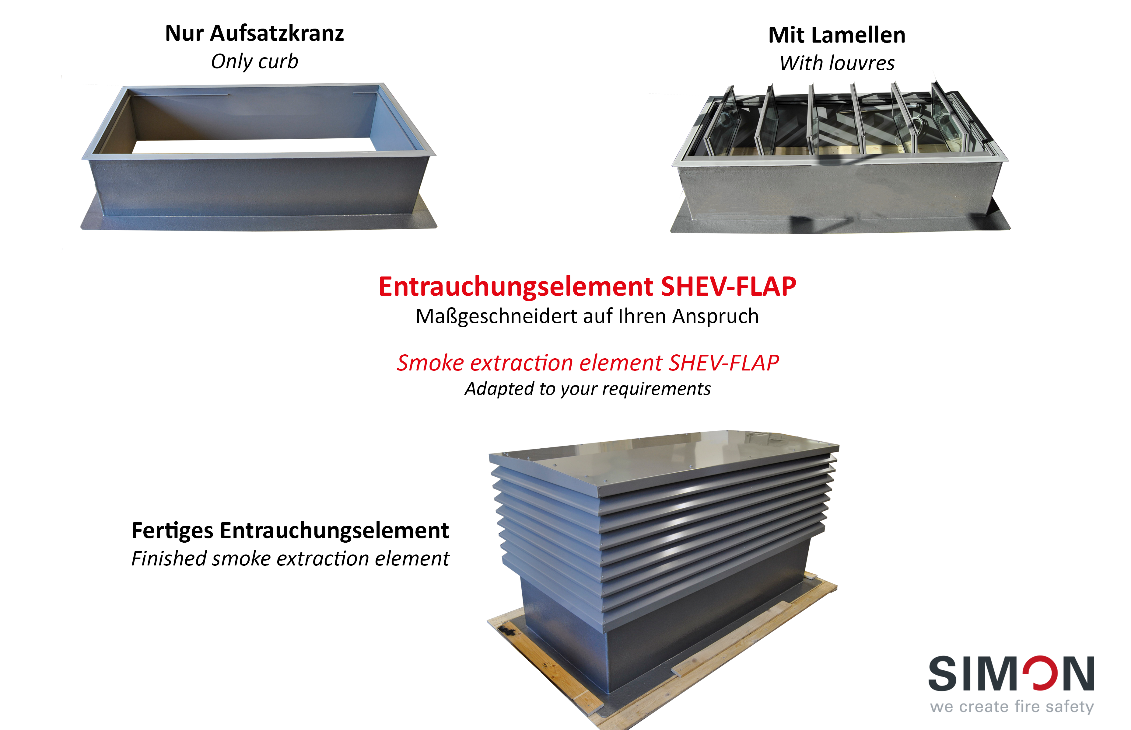 Smoke extraction element SHEV FLAP